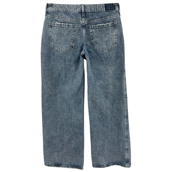 Hollister Low-Rise Medium Wash Baggy Jeans SZ 27 - Picture 7 of 14